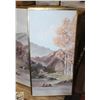Image 1 : FRAMED ORIGINAL OIL ON CANVAS SET OF 3- 54" TOTAL