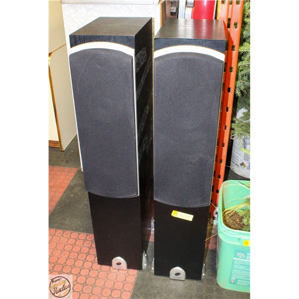 PAIR OF PRECISION ACOUSTICS SPEAKERS