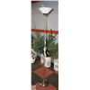 Image 1 : METAL/GLASS FLOOR LAMP- 71" TALL
