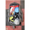 Image 1 : DEWALT TOOL BAG OF ASSORTED PLUMBING SUPPLIES