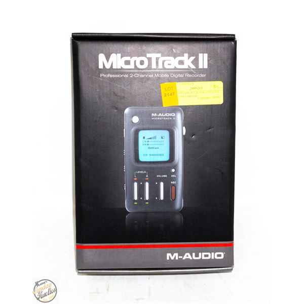 M-AUDIO MICROTRACK 2 DIGITAL AUDIO RECORDER