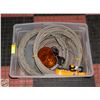 Image 1 : HEAVY DUTY STEEL CABLES + ORANGE
