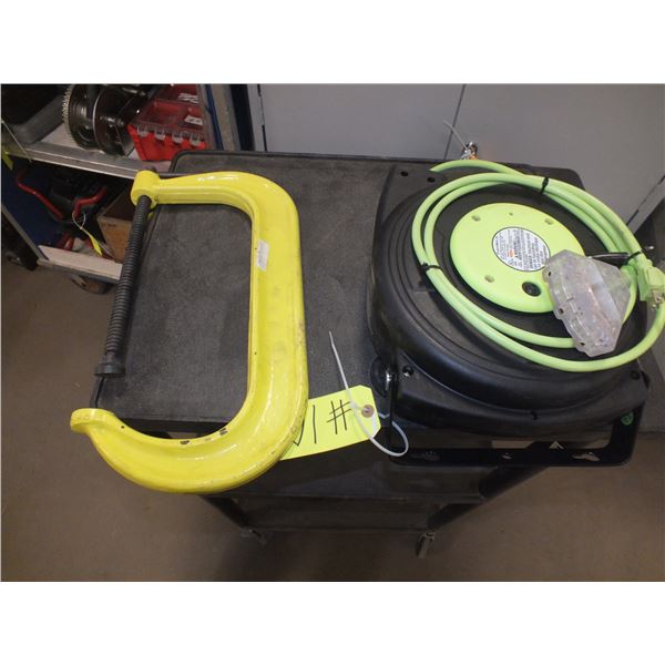 Large C-Clamp & Extension Cord Reel