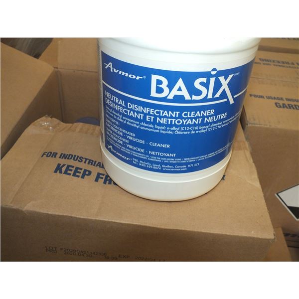 1 Case Of Basix Natural Disinfectant Cleaner