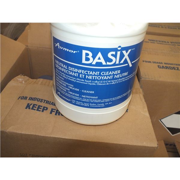 1 Case Of Basix Natural Disinfectant Cleaner