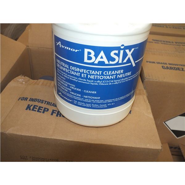 1 Case Of Basix Natural Disinfectant Cleaner