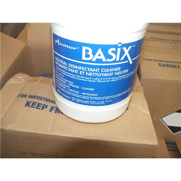 1 Case Of Basix Natural Disinfectant Cleaner