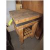 Image 1 : Wooden Butcher Block Table