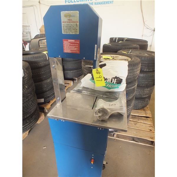 10" Meat Saw w/ Grinder Attachment