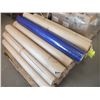 Image 1 : 1 4ft Roll Of Blue Skin Shrink Wrap