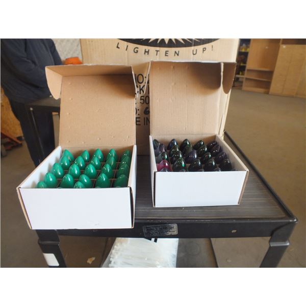 Box Of C9 Christmas Lights bulbs