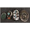 Image 2 : SIX NAVAJO AND PUEBLO JEWELRY ITEMS