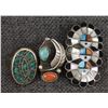 Image 9 : SIX NAVAJO AND PUEBLO JEWELRY ITEMS