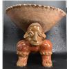 Image 14 : PRE COLUMBIAN POTTERY EFFIGY BOWL