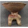 Image 4 : PRE COLUMBIAN POTTERY EFFIGY BOWL