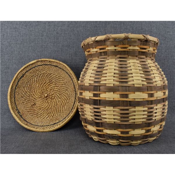 CHEROKEE BASKET (EMMA TAYLOR) AND HAVASUPAI BOWL