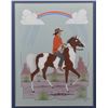 Image 1 : NAVAJO  PAINTING BY CHARLIE BEGAY