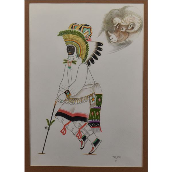 TESUQUE PAINTING (PAUL VIGIL)