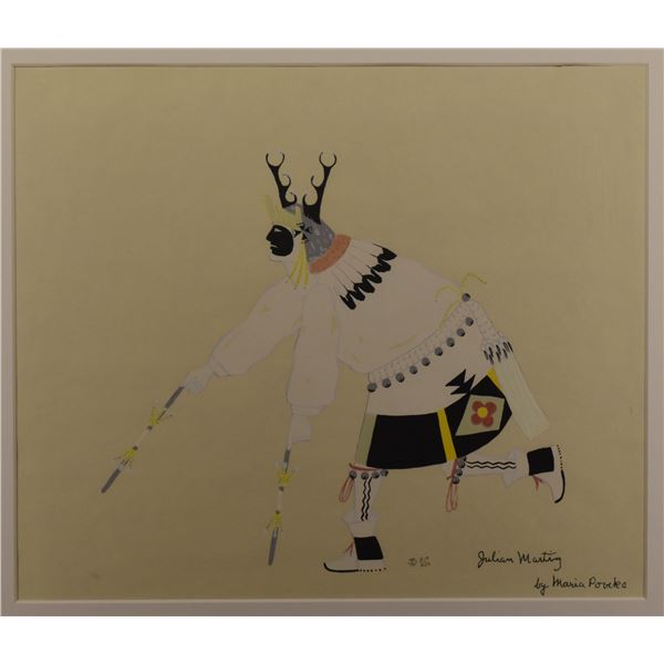 SAN ILDEFONSO SERIGRAPH (JULIAN MARTINEZ)