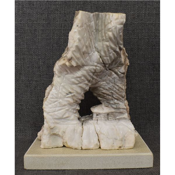 NAVAJO STONE SCULPTURE (J. TOLEDO)