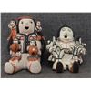 Image 1 : TWO COCHITI POTTERY STORY TELLER (LOUISE SUINA . RUFINA TRUJILLO)