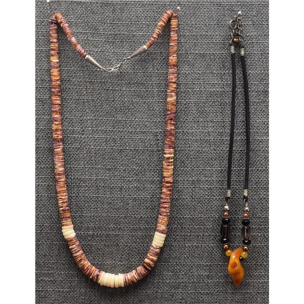 TWO PUEBLO NECKLACES
