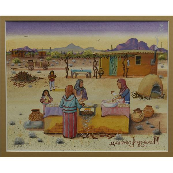 PAPAGO PAINTING (MICHEAL CHIAGO)