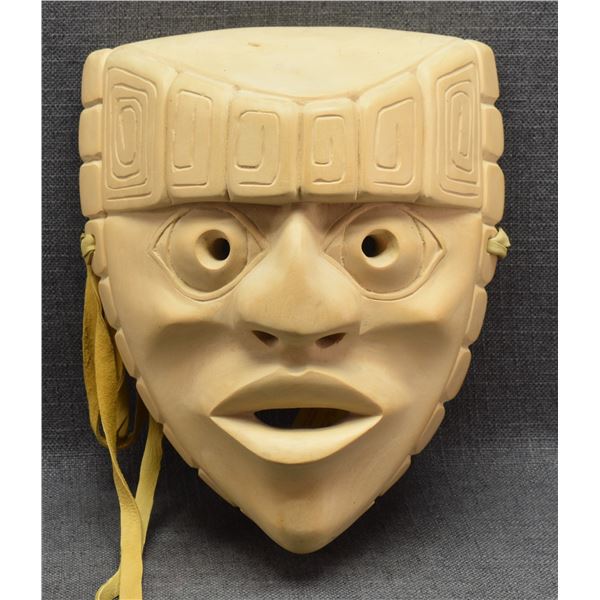 CHEROKEE WOODEN MASK (JOHN JULIUS WILNOTY)