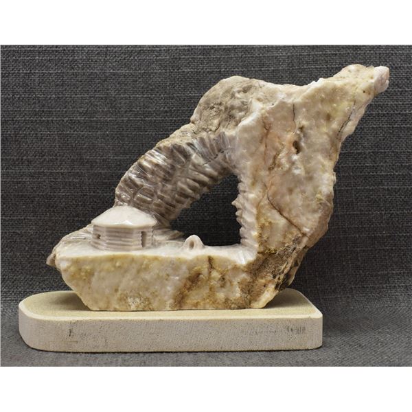 NAVAJO STONE SCULPTURE (J. TOLEDO)