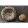 Image 5 : ANASAZI STONE BOWL AND GAME BALL