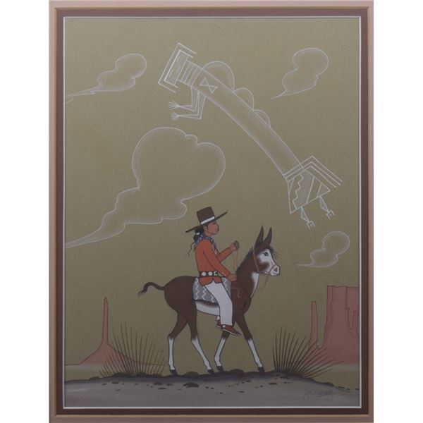 NAVAJO PAINTING (ROBERT CHEE)