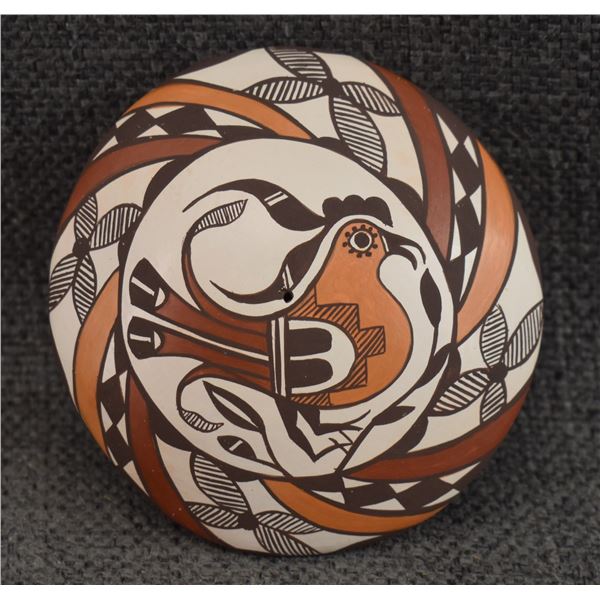 ACOMA  POTTERY SEED JAR (DREW LEWIS)