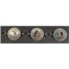 Image 2 : NAVAJO  STERLING SILVER LINK CONCHO BELT ( RAYMOND BOYD)