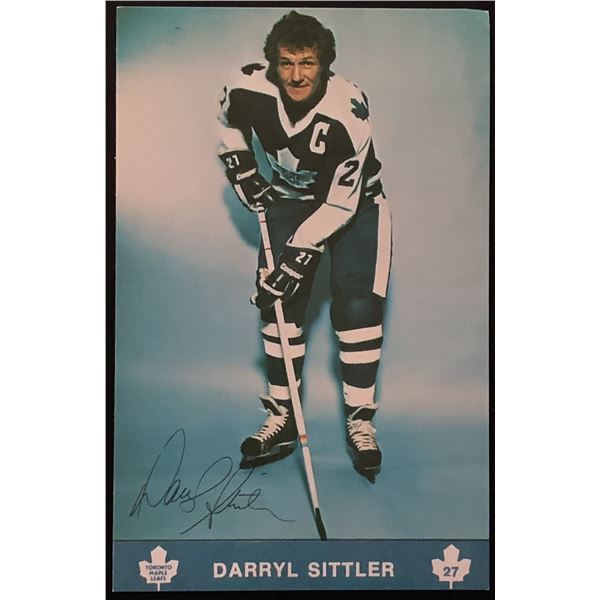 1979-80 TORONTO MAPLE LEAFS DARRYL SITTLER (HOF) POST CARD