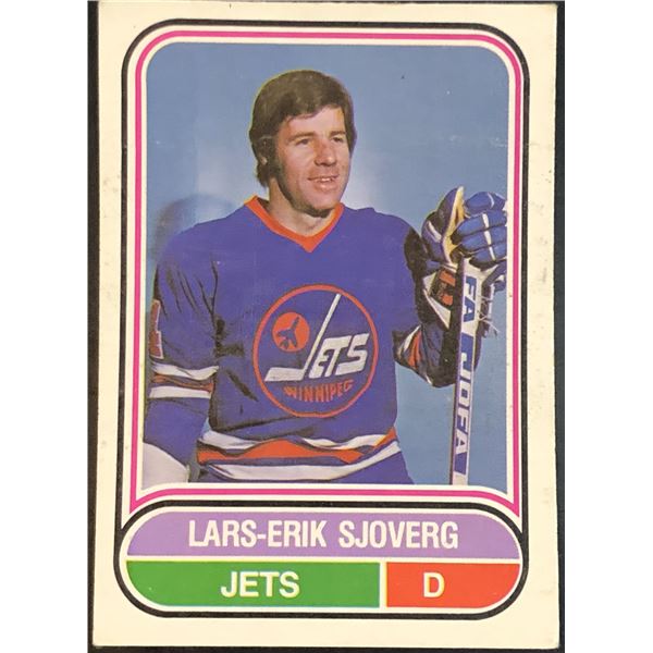 1975-76 WHA O-PEE-CHEE LARS-ERIK SJOBERG