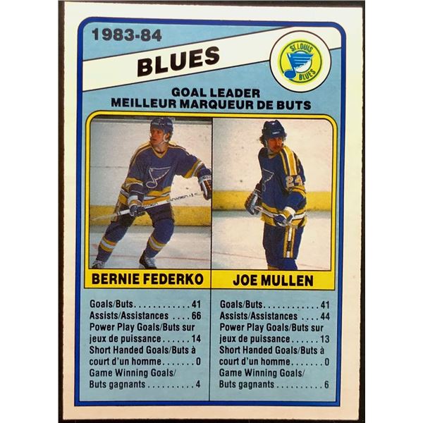 1984-85 O-PEE-CHEE BERNIE FEDERKO (HOF)