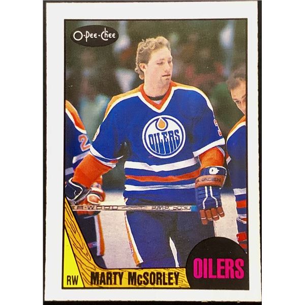 1987-88 O-PEE-CHEE MARTY McSORLEY
