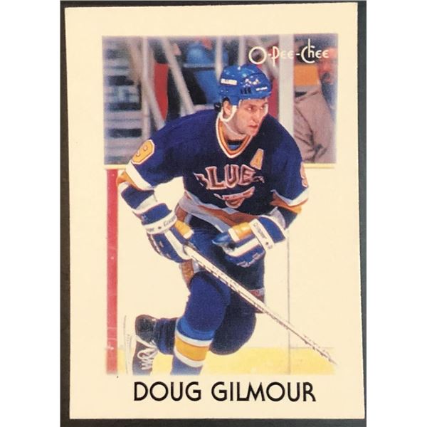 1987-88 O-PEE-CHEE MINI DOUG GILMOUR (HOF)