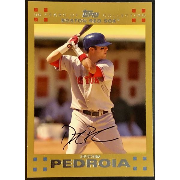 2007 TOPPS DUSTIN PEDROIA ROOKIE CARD