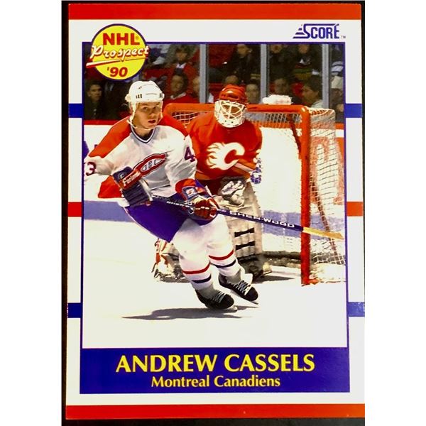 1990-91 SCORE ANDREW CASSELS ROOKIE CARD
