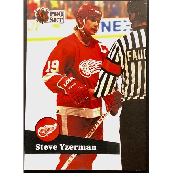 1991-92 PRO SET STEVE YZERMAN (HOF)