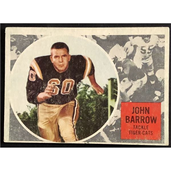1960 TOPPS CFL JOHN BARROW (HOF)