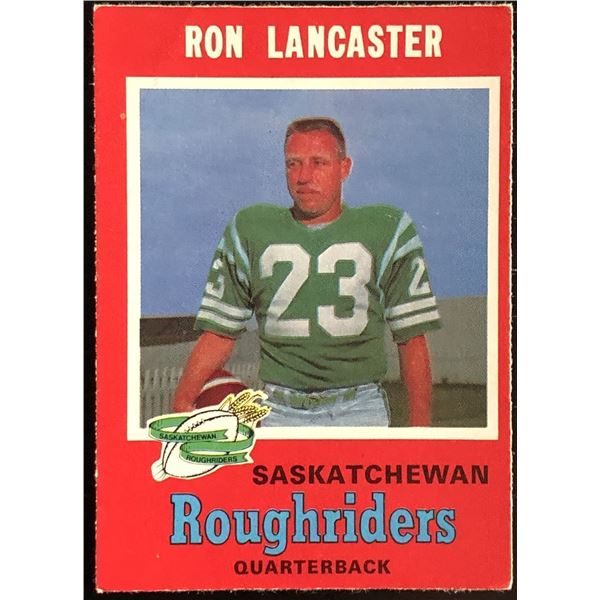 1971 O-PEE-CHEE CFL RON LANCASTER (HOF)