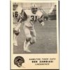 Image 1 : 1981 JOGO CFL BEN ZAMBIASI (HOF)
