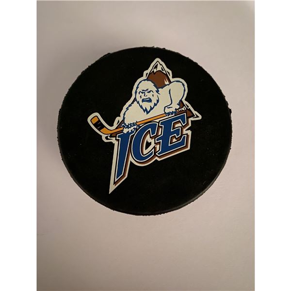 1999-00 KOOTENAY ICE (WHL) GAME PUCK