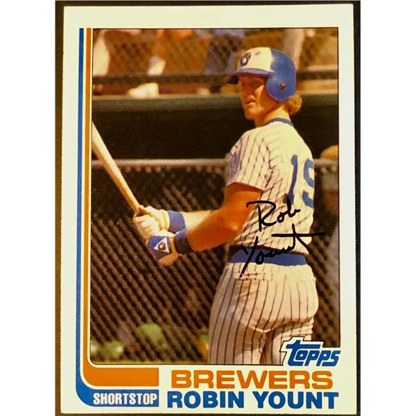 1982 TOPPS ROBIN YOUNT (HOF)