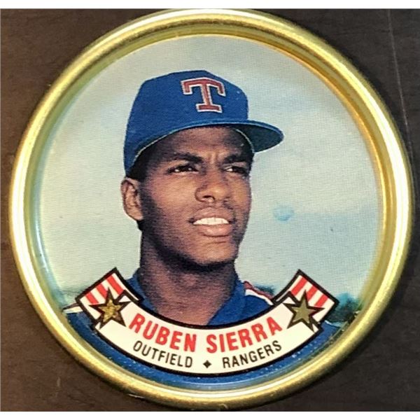 1987 TOPPS COIN - RUBEN SIERRA