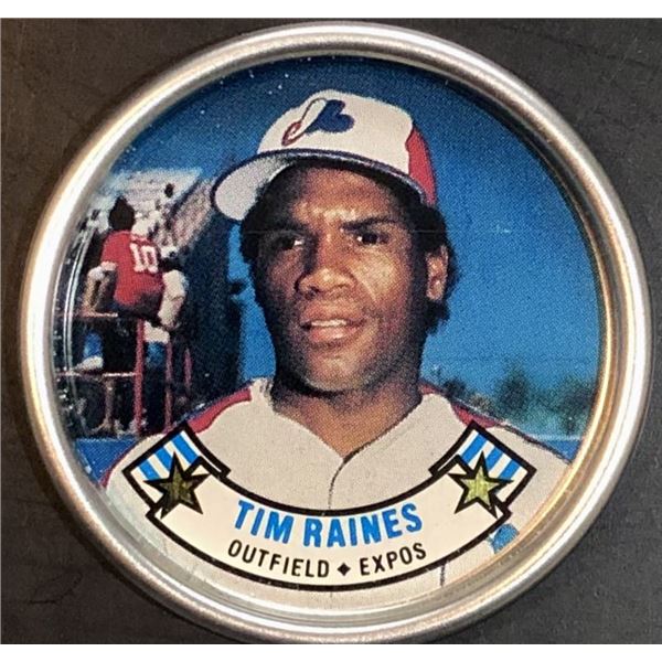 1987 TOPPS COIN - TIM RAINES (HOF)
