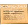 Image 2 : 1988 TOPPS EDDIE MURRAY (HOF)