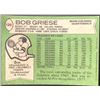 Image 2 : 1978 TOPPS BOB GRIESE (HOF)